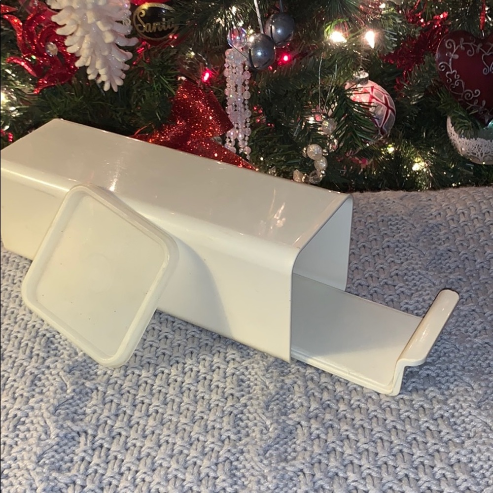 Vintage Tupperware cheese Storage with pull out